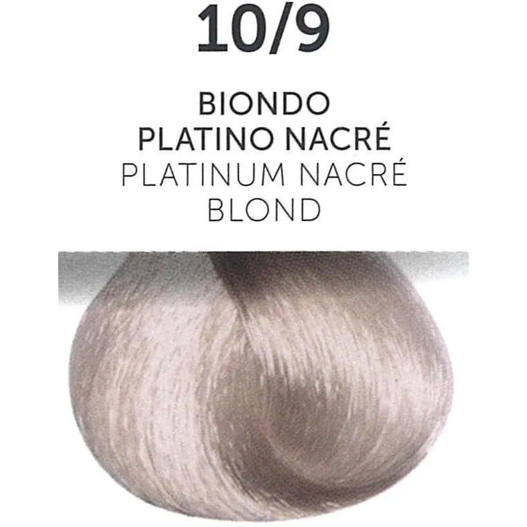 Perlacolor 10/9 Platinum Nacre Blond Permanent Hair Dye 100 ml - Long-lasting color for salon treatments.