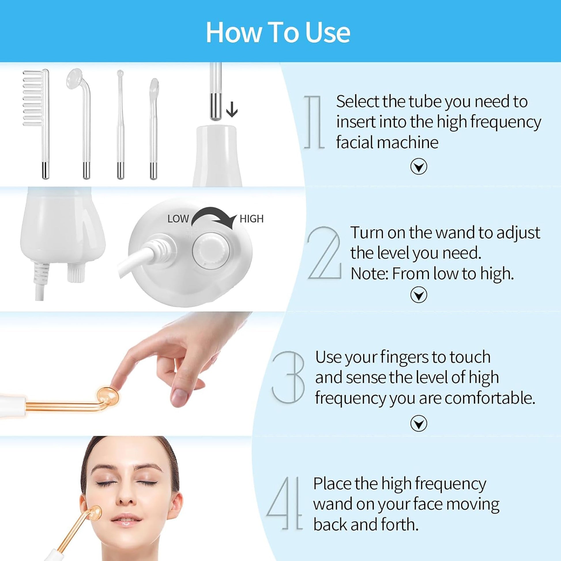 4-in-1 rejuvenation system how to use steps.