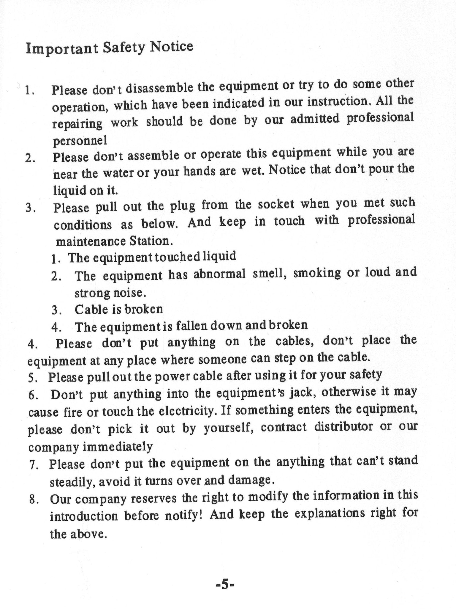 Page 4 of 4-in-1 system instructions.