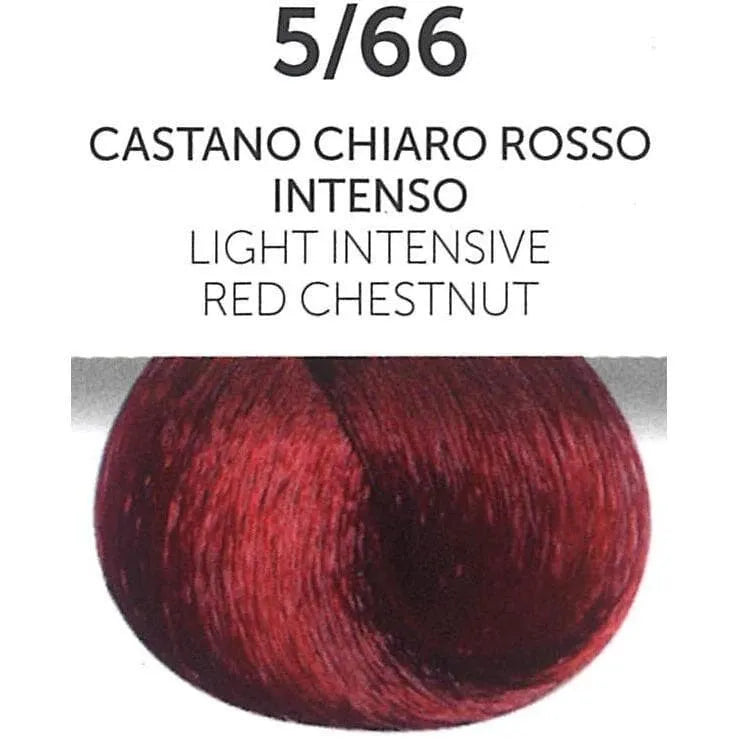 Perlacolor 5/66 Light Intensive Red Chestnut Permanent Hair Dye 100 ml - Long-lasting color for salon treatments.