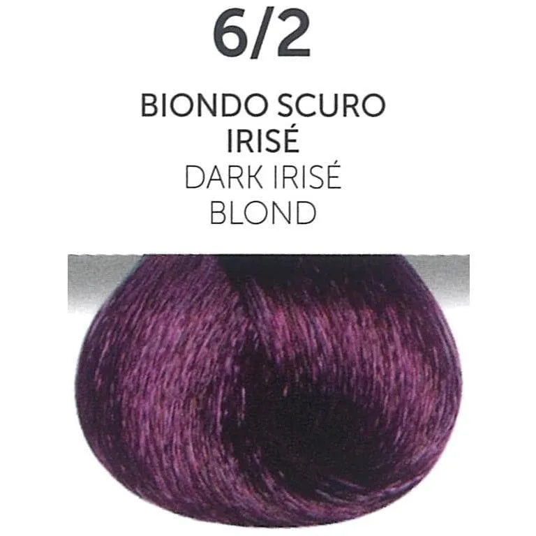 Perlacolor 6/2 Dark Irise Blond Permanent Hair Dye 100 ml - Long-lasting color for salon treatments.
