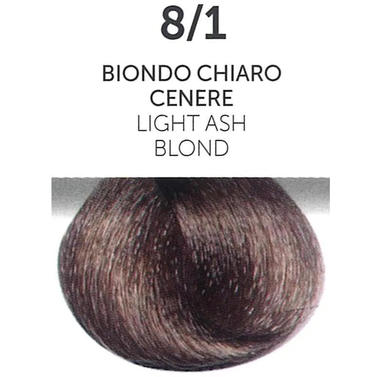 Perlacolor 8/1 Light Ash Blond Permanent Hair Dye 100 ml - Long-lasting color for salon treatments.