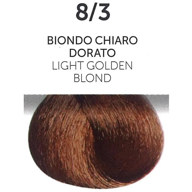 Perlacolor 8/3 Light Golden Blond Permanent Hair Dye 100 ml - Long-lasting color for salon treatments.
