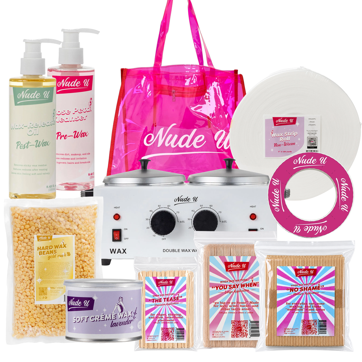 NudeU Esthetician Wax Kit