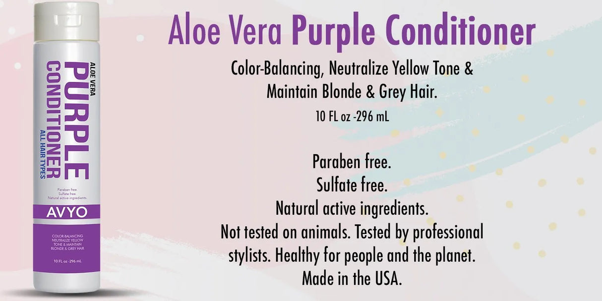 Aloe Vera Purple Conditioner | AVYO CONDITIONERS AVYO