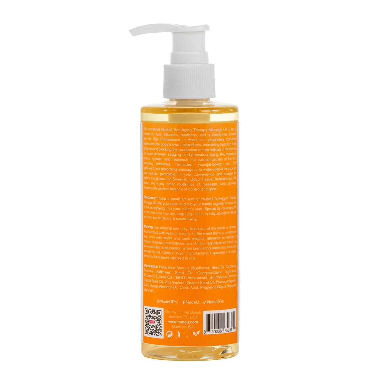 Anti-Aging Therapeutic Massage Oil | NUDE U WAXING KITS & SUPPLIES NUDE U