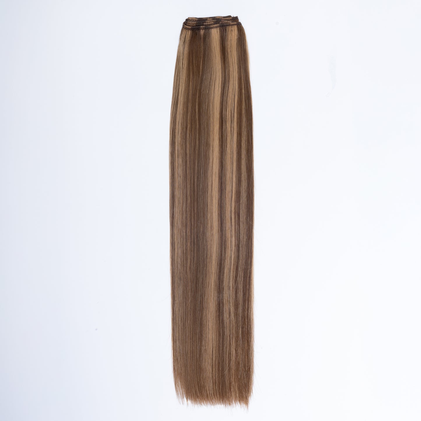 AQUA Machine Weft 18 Inch 4/12 Duo Tone Straight 1 Piece Remy Human Hair Extension