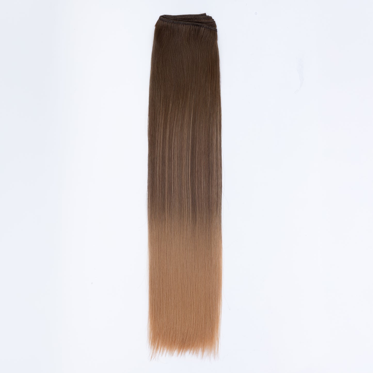 AQUA Machine Weft 22 Inch 4/12 Balayage Straight 1 Piece Remy Human Hair Extension