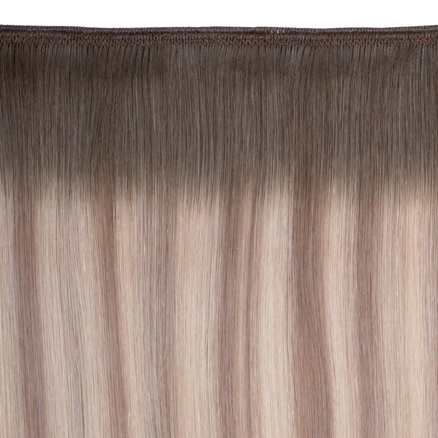 AQUA Machine Weft 18 Inch Arctic Rooted Straight 1 Piece Remy Human Hair Extension