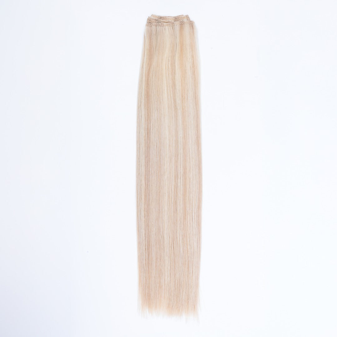 AQUA Machine Weft 18 Inch Atlantic Duo Tone Straight 1 Piece Remy Human Hair Extension