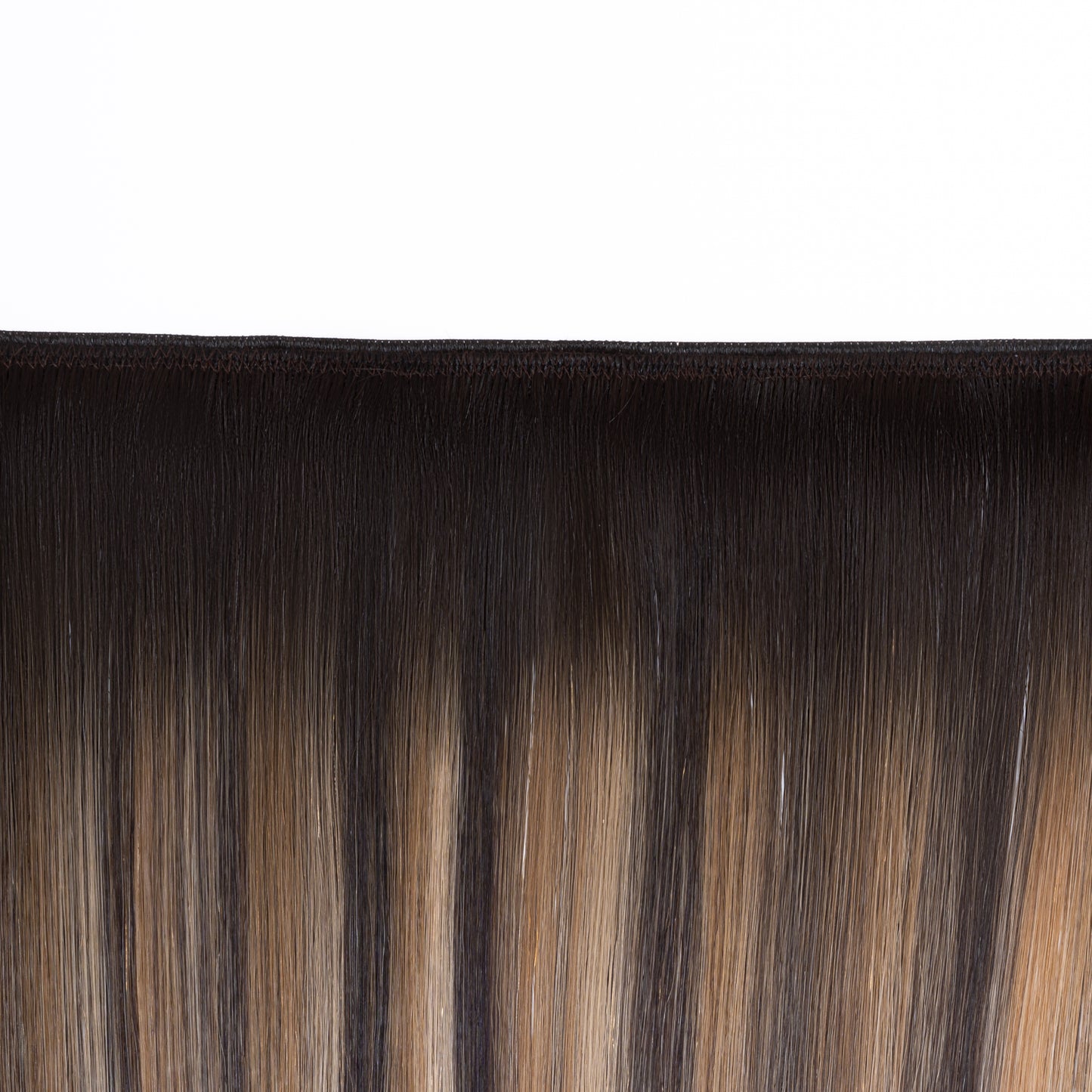 AQUA Machine Weft 22 Inch Pacific Balayage Straight 1 Piece Remy Human Hair Extension