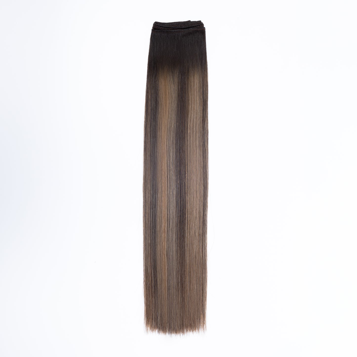 AQUA Machine Weft 22 Inch Pacific Balayage Straight 1 Piece Remy Human Hair Extension