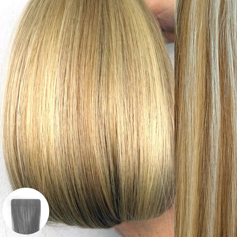 #Atlantic Duo Tone - Straight Tape In Extensions | 22" | 10pcs | 32492 | AQUA Hair Extensions AQUA