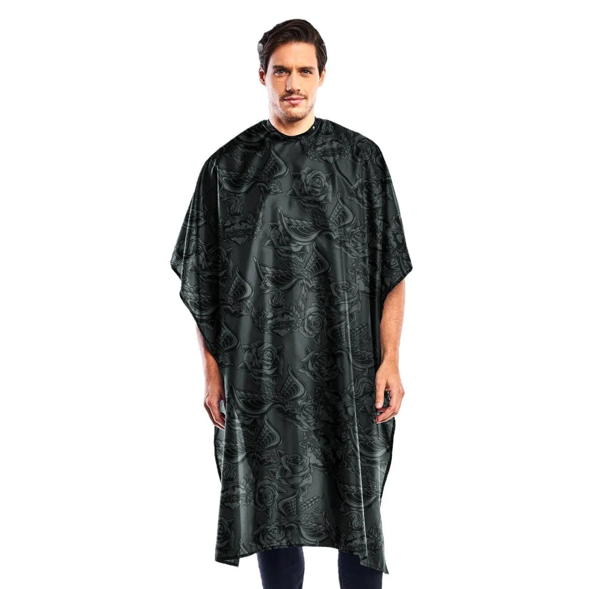 Barber Styling Cape Inked Black | 873-BLK | BETTY DAIN HAIR COLORING ACCESSORIES BETTY DAIN