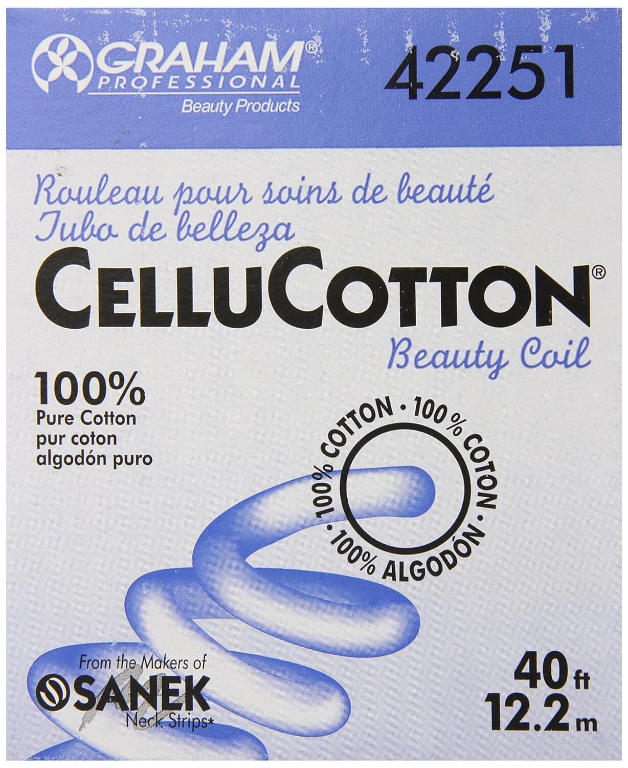 CelluCotton Beauty Coil | 100% Pure Cotton | 40 Feet | GRAHAM BEAUTY Towels GRAHAM BEAUTY