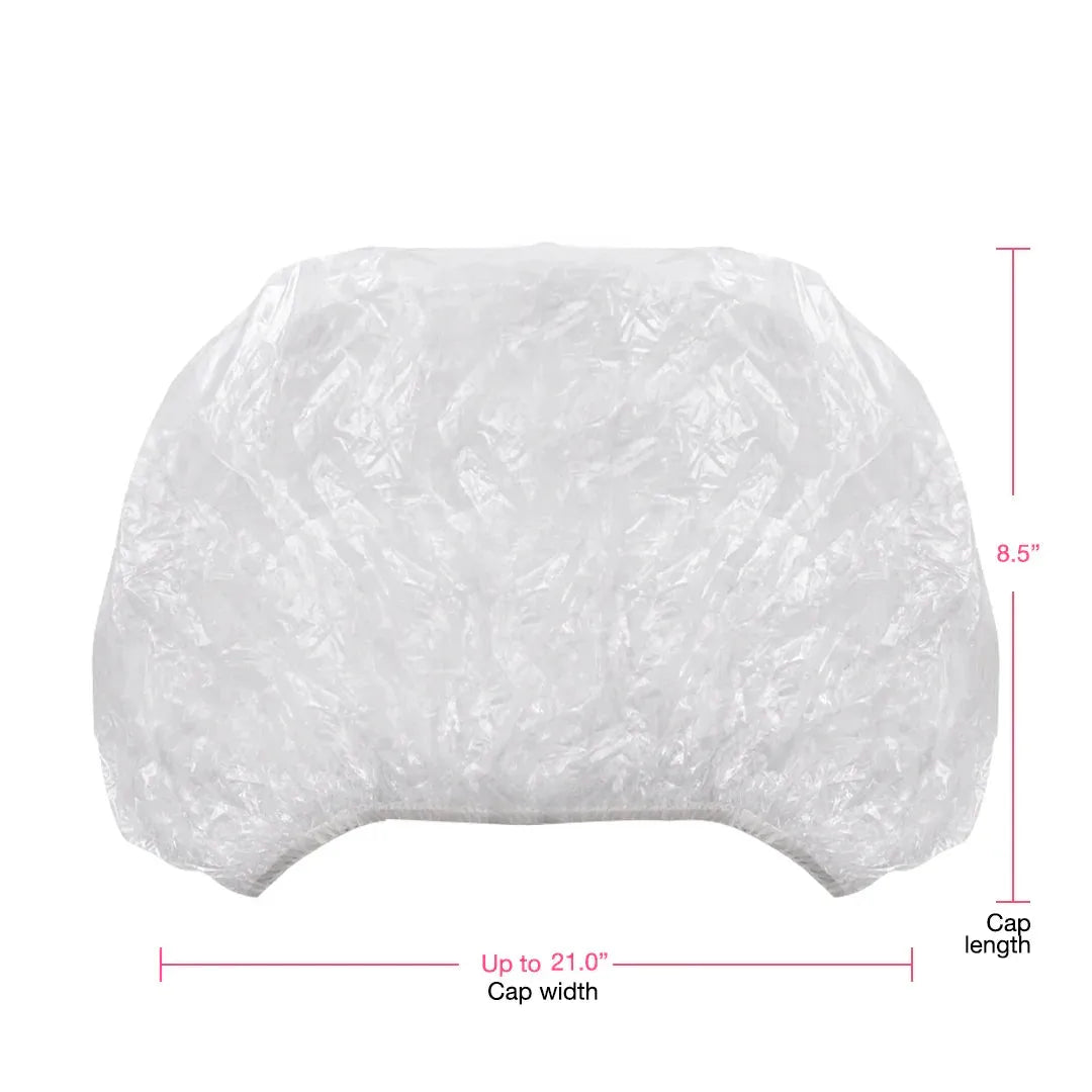 Clear Disposable Processing Caps | 100 Pack | X - Large | 4100BB | COLORTRAK HAIR COLORING ACCESSORIES COLORTRAK