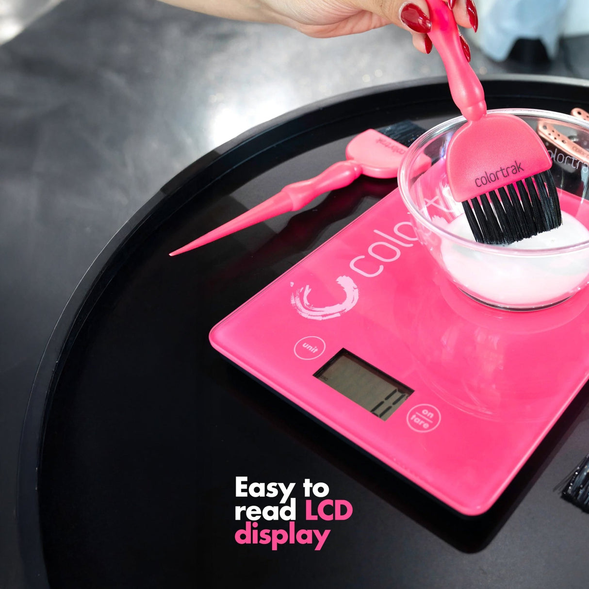 Lifestyle image of the Colortrak Live In Color Digital Scale