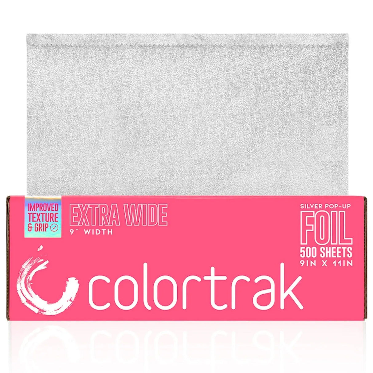 Main image of the Colortrak Silver Extra Wide Pop Up Foil Sheets - 500 Count, 9 in. x 11 in.
