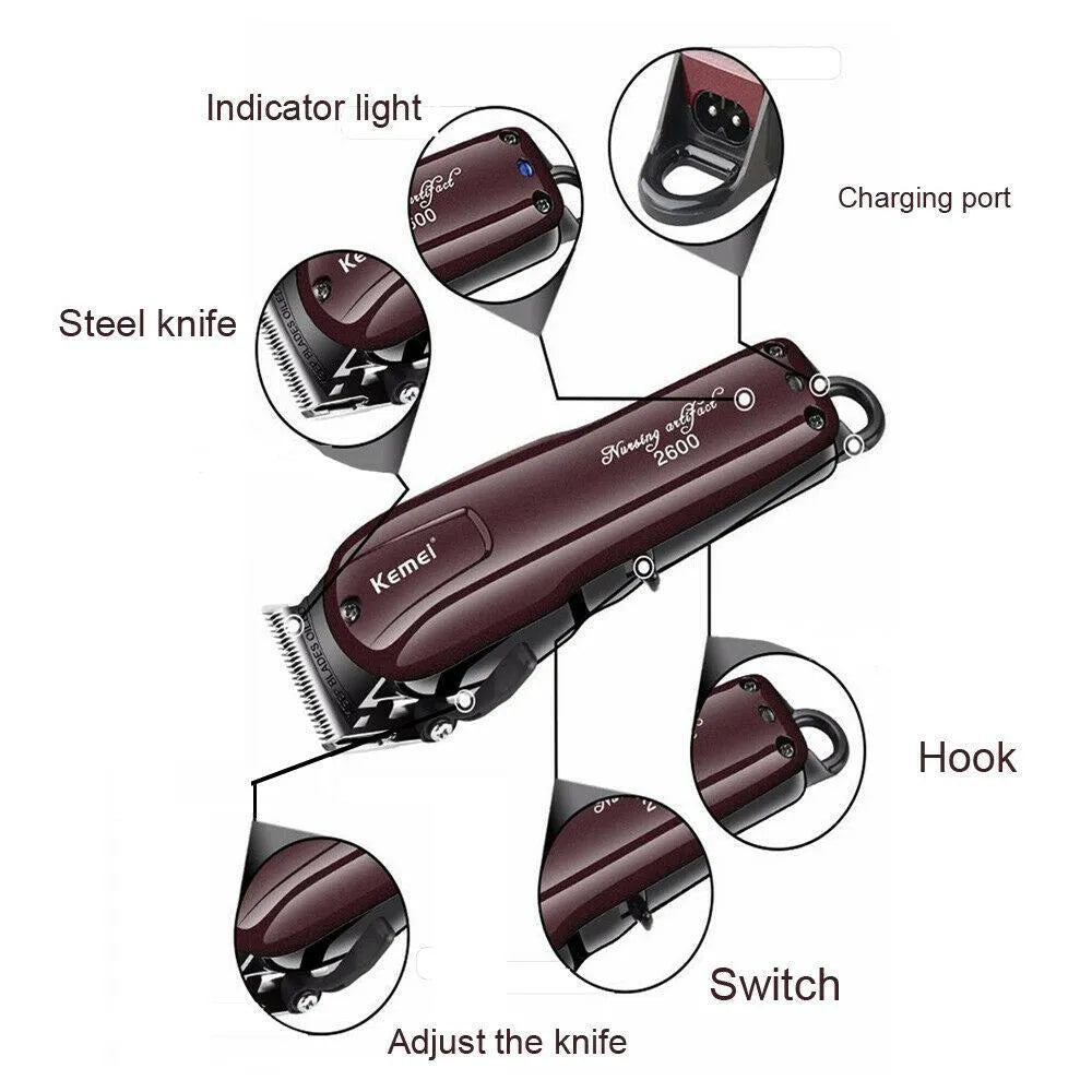 Cordless Precision Cord/Cordless Fade Clipper | Kemei PERSONAL CARE KEMEI