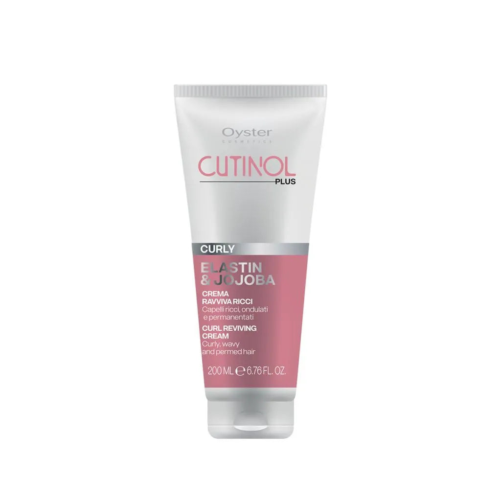 Curly Reviving Cream | Elastin & Jojoba | Cutinol Plus | OYSTER HAIR CARE OYSTER 6.76 fl.oz.