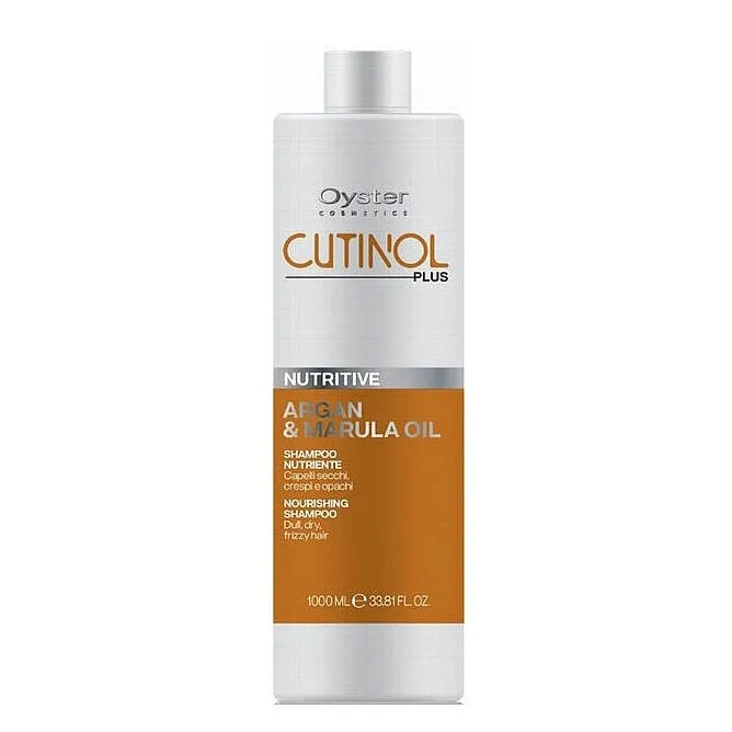 Image of the 1000 milliliter bottle of Cutinol Plus Nutritive Nourishing Shampoo.