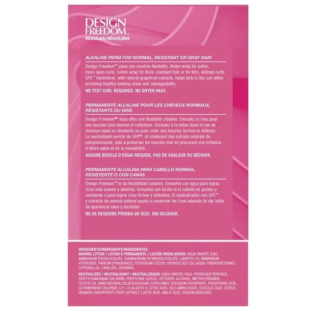 Design Freedom Regular Alkaline Perm | Normal, Resistant or Gray Hair | ZOTOS Hair Permanents & Straighteners ZOTOS