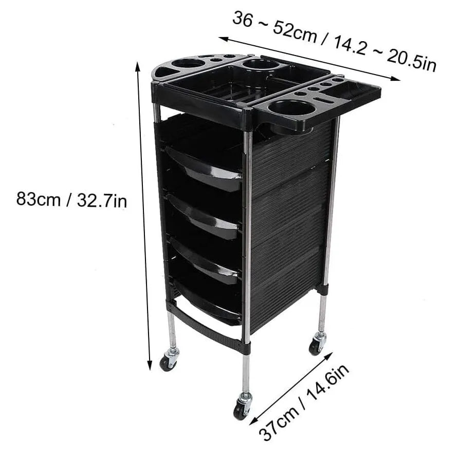 DK-38019 | Trolley | 5 Layer Hairdressing Trolley TROLLEY SSW