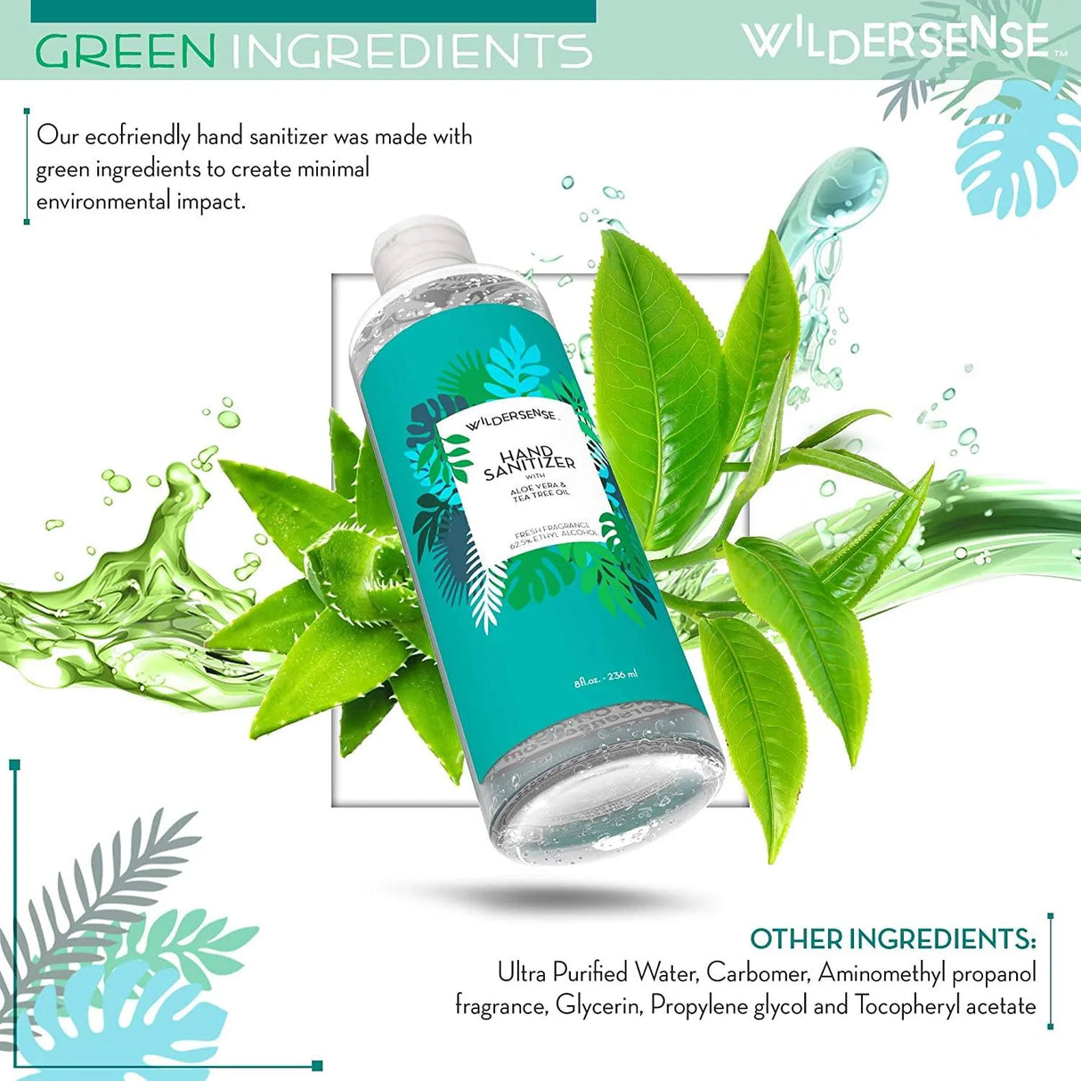 Hand Sanitizer with Aloe Vera and Tea Tree Oil | Wildersense PERSONAL CARE WILDERSENSE