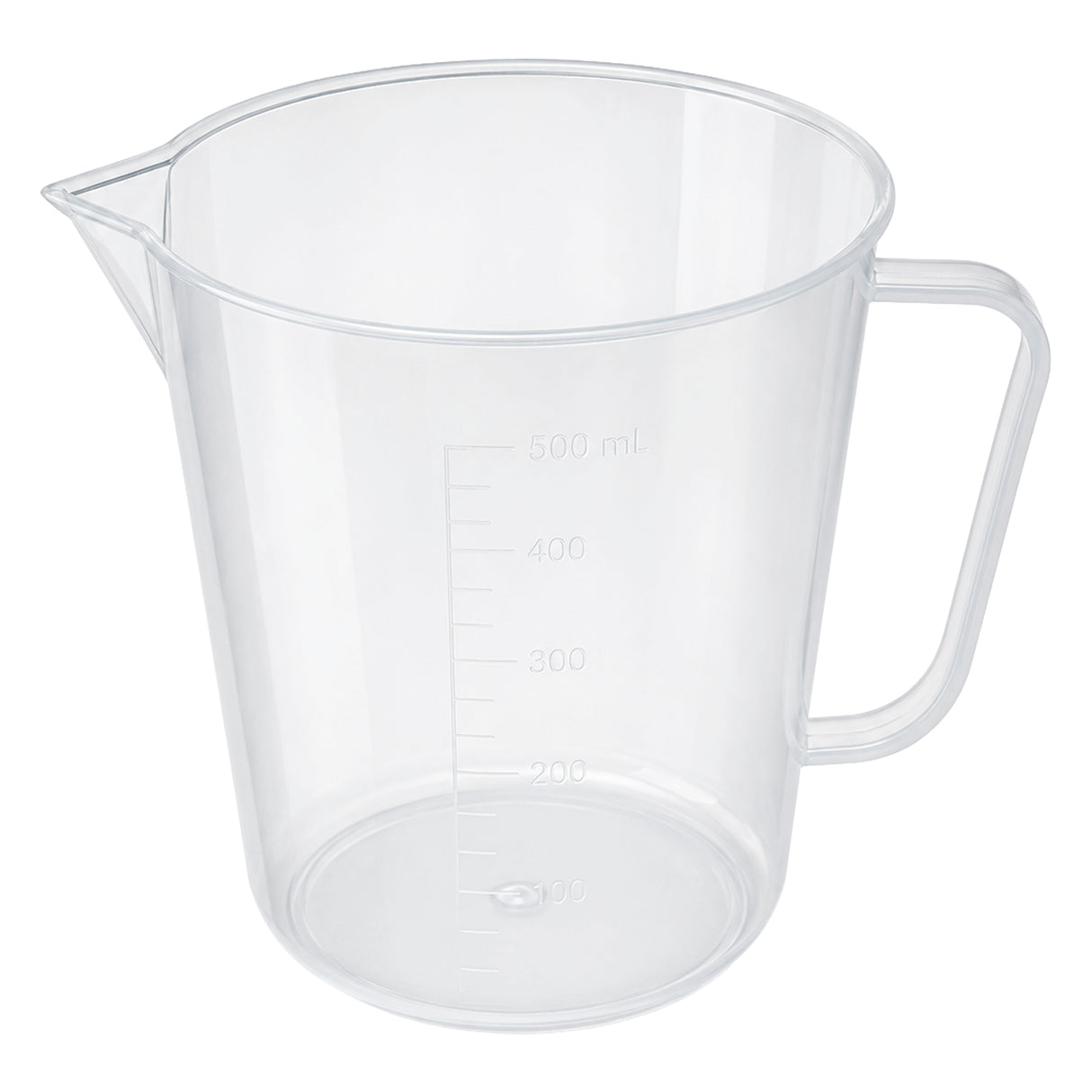 Detail image of the included 500-milliliter measuring cup for the Hotline Beauty MS-3828 Portable Ozone Micro-Mist Nano Hair Steamer