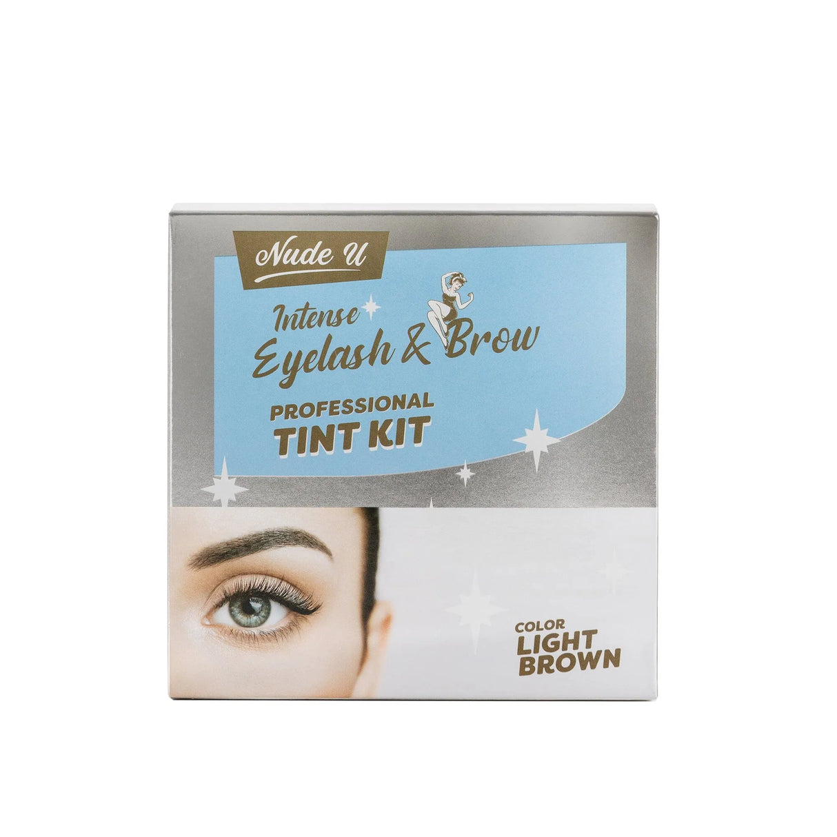 Intense Eyelash & Brow | Light Brown | Professional Tint Kit | NUDE U Spas NUDE U