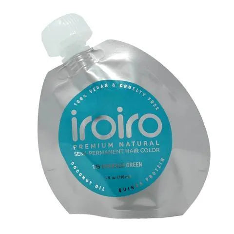 Iroiro 115 Emerald Green Semi-Permanent Hair Color – Vibrant, Vegan, and Easy to Apply