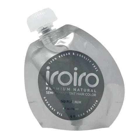 Iroiro 140 Platinum Semi-Permanent Hair Color – Vibrant, Vegan, and Easy to Apply