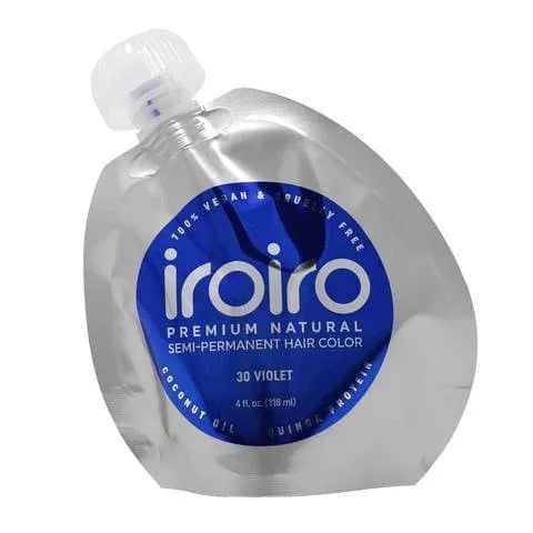 Iroiro 30 Violet Semi-Permanent Hair Color – Vibrant, Vegan, and Easy to Apply
