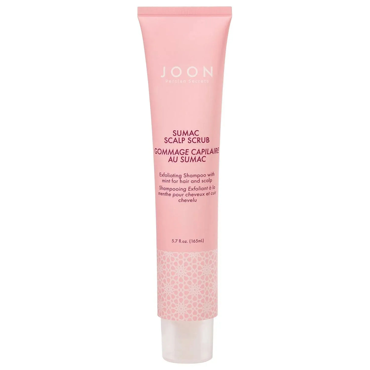 5.7 ounce bottle of Joon Sumac Scalp Scrub and Exfoliating Shampoo