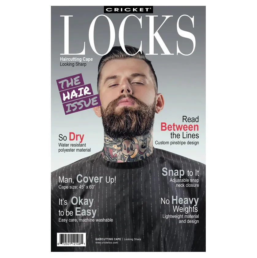 Locks Looking Sharp Haircutting Cape | CRICKET HAIR COLORING ACCESSORIES CRICKET