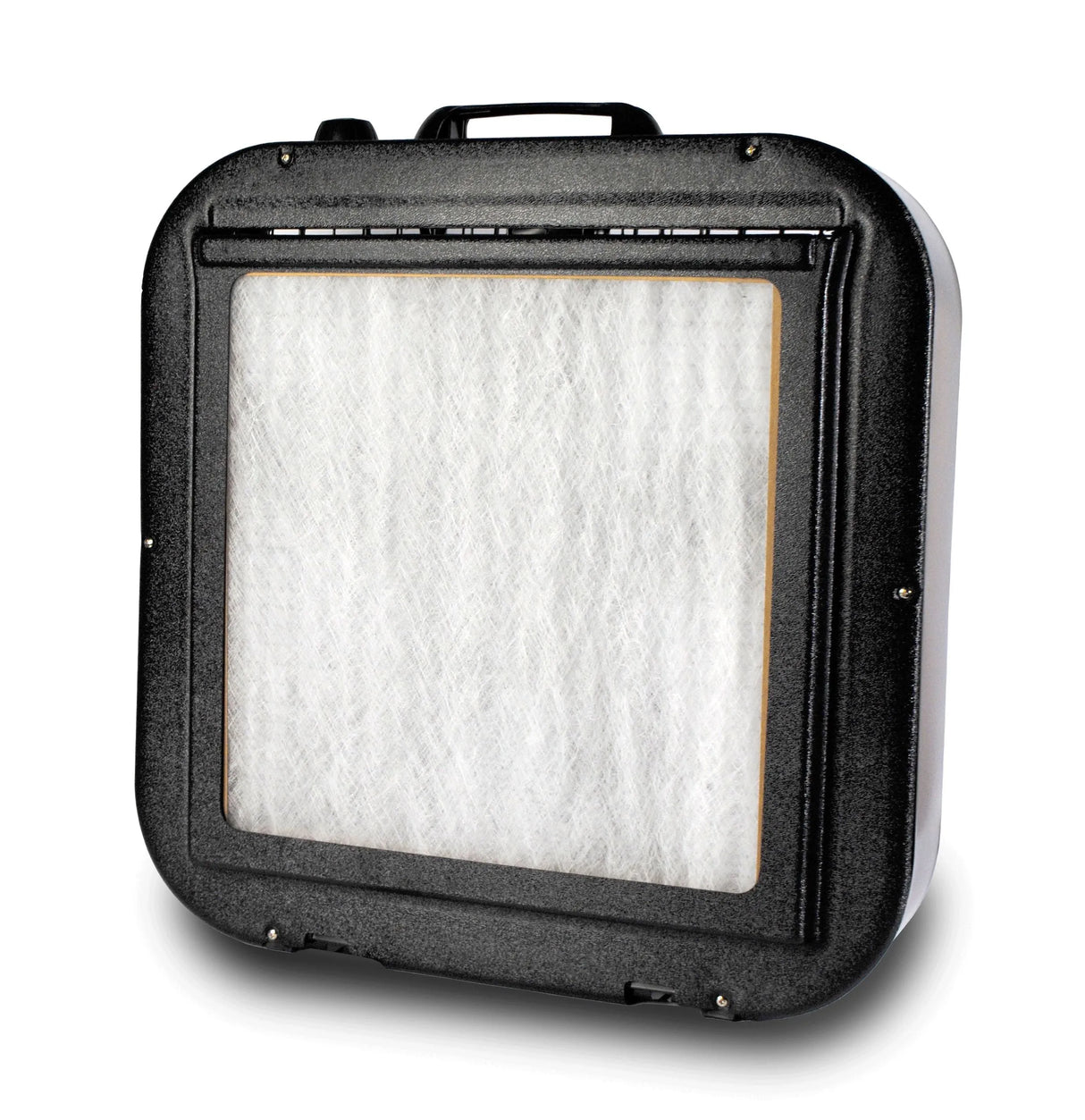 Image showing the rear of the Norvell Overspray Reduction Floor Fan.