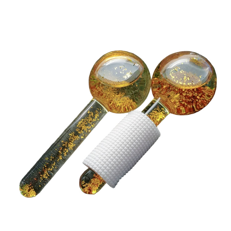 Main image of the yellow NudeU Cryotherapy Magic Ice Globes