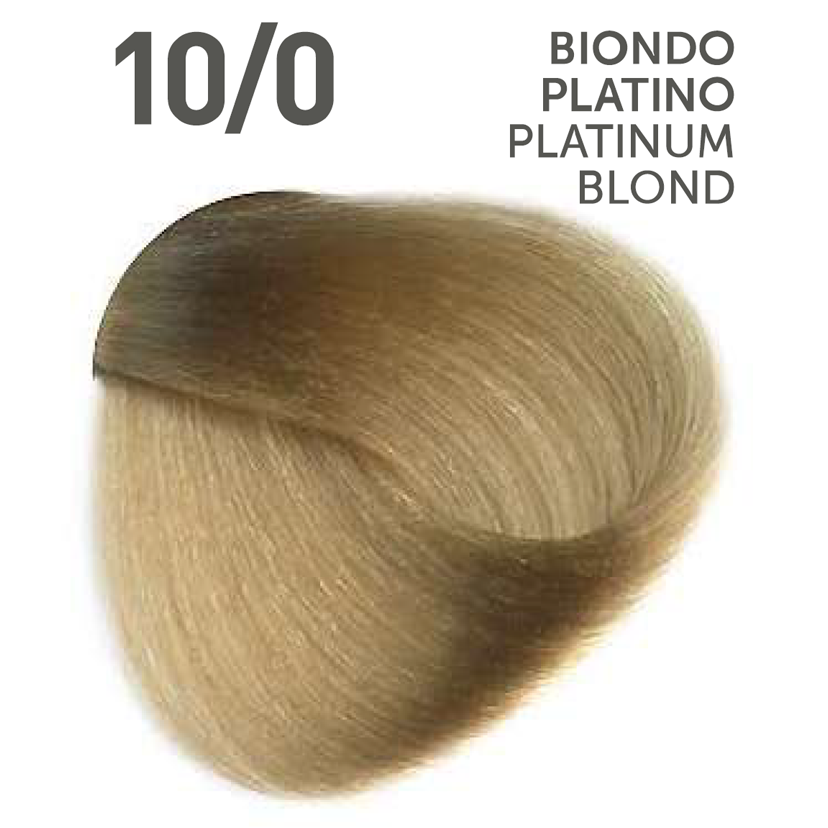 Perlacolor No Ammonia 10/0 Platinum Blond Professional Hair Color 100 ml - permanent hair dye for salon use.