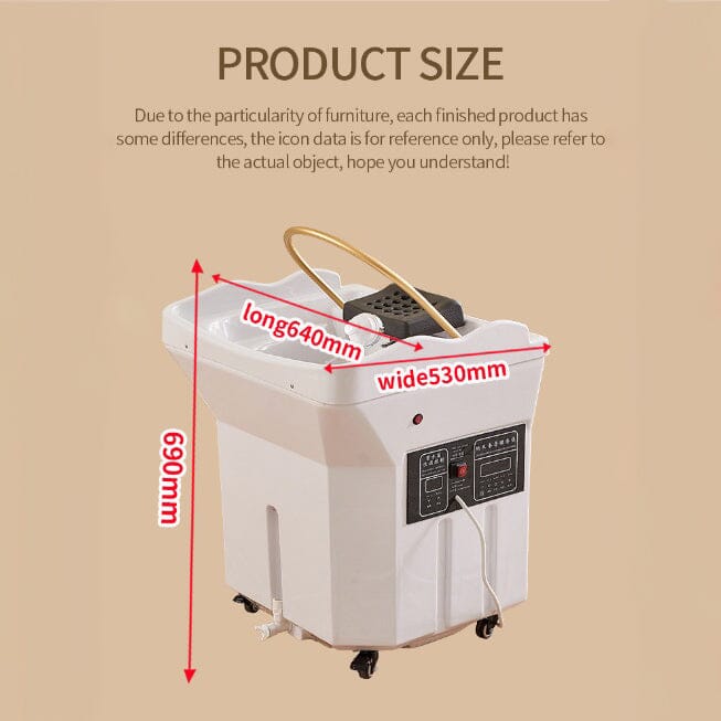 PORTABLE Head Spa Bowl | SSW-6114P | Head Massage | Water Circulation | Shampoo Unit SHAMPOO UNITS AND CABINETS SSW