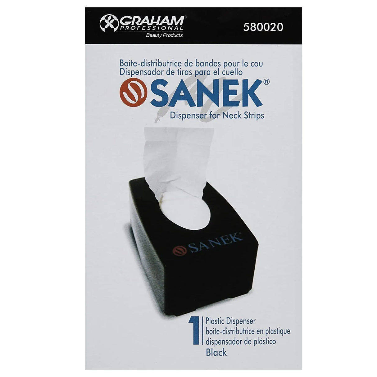 Sanek Dispenser for Neck Strips | 1 Count | GRAHAM BEAUTY Towels GRAHAM BEAUTY