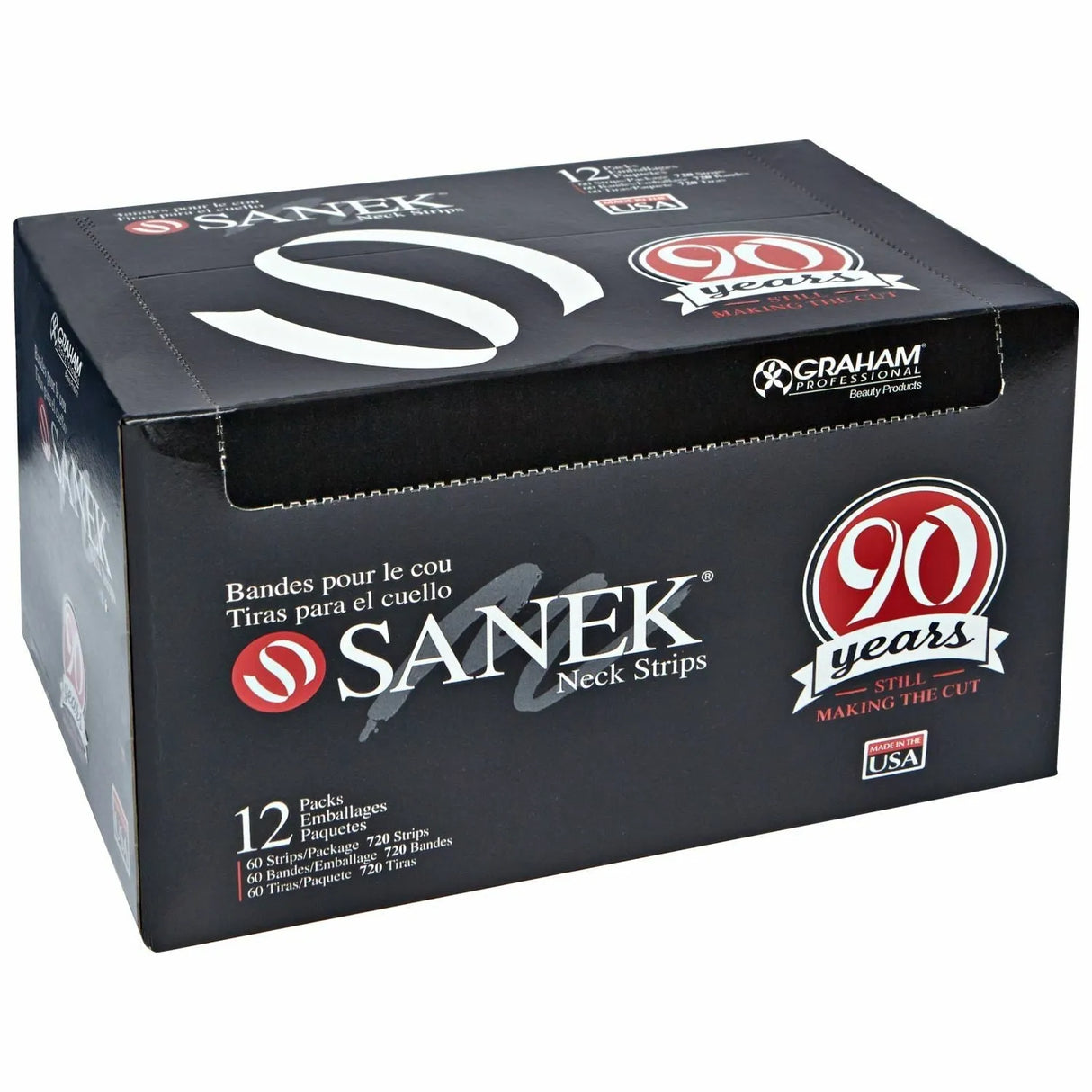 Sanek Neck Strips | 12 Packs | GRAHAM BEAUTY Towels GRAHAM BEAUTY