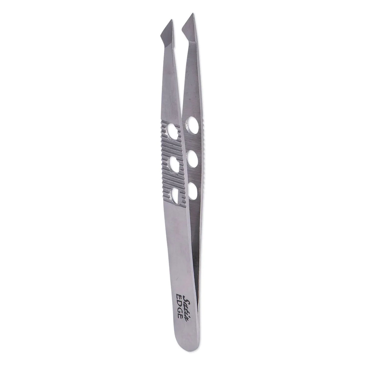 Achieve professional results with this Satin Edge SE-2096 Dual Tip Tweezer.
