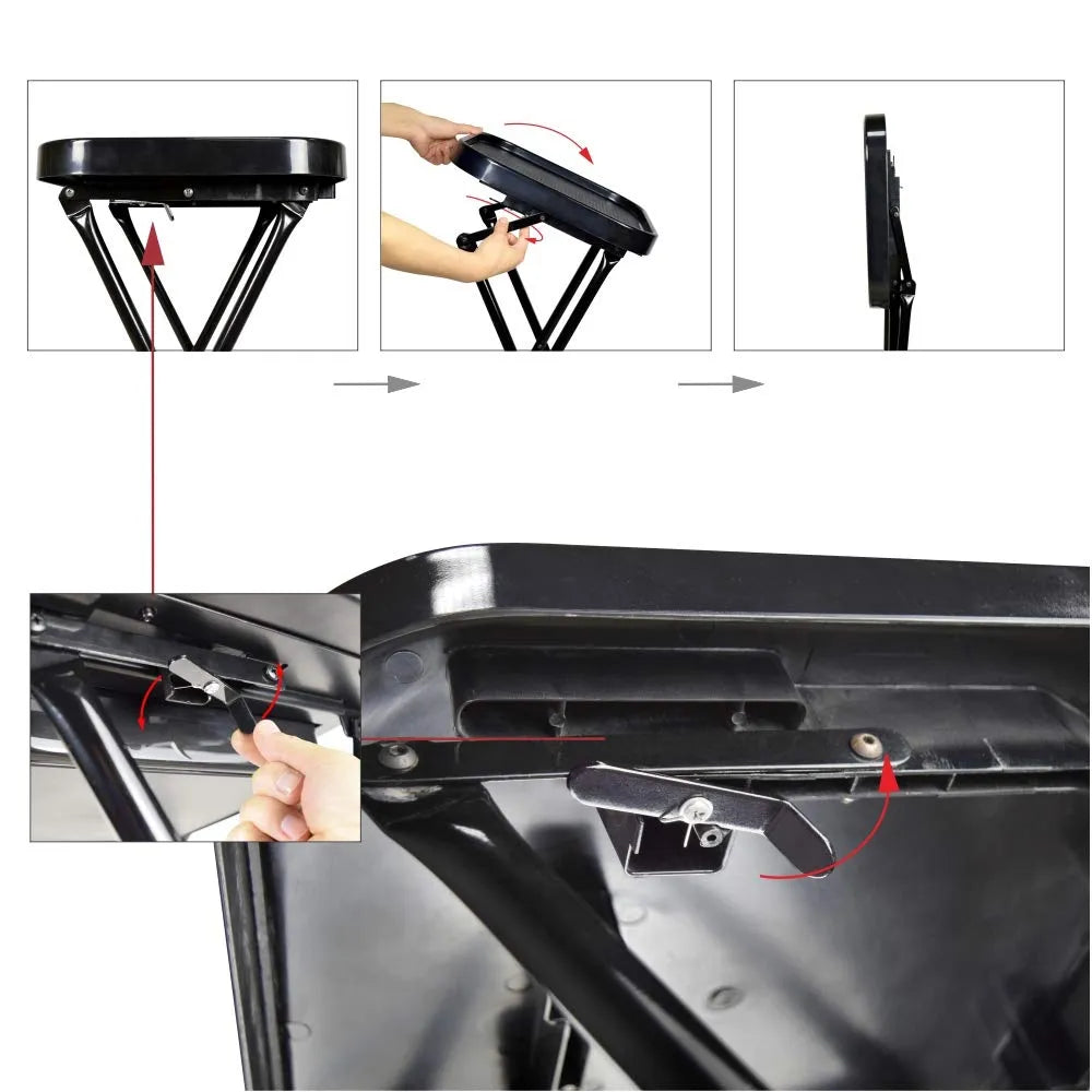 SF-001 | Professional Salon Folding Trolley/Tray/Cart on Wheels Hoists, Cranes & Trolleys SSW