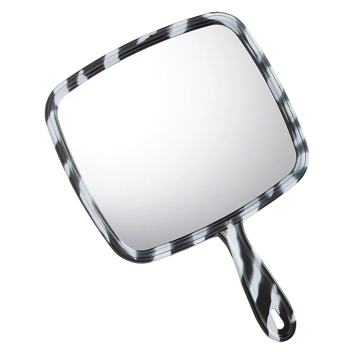 Main image of the zebra-print Soft 'N Style Jumbo Hand Mirror.
