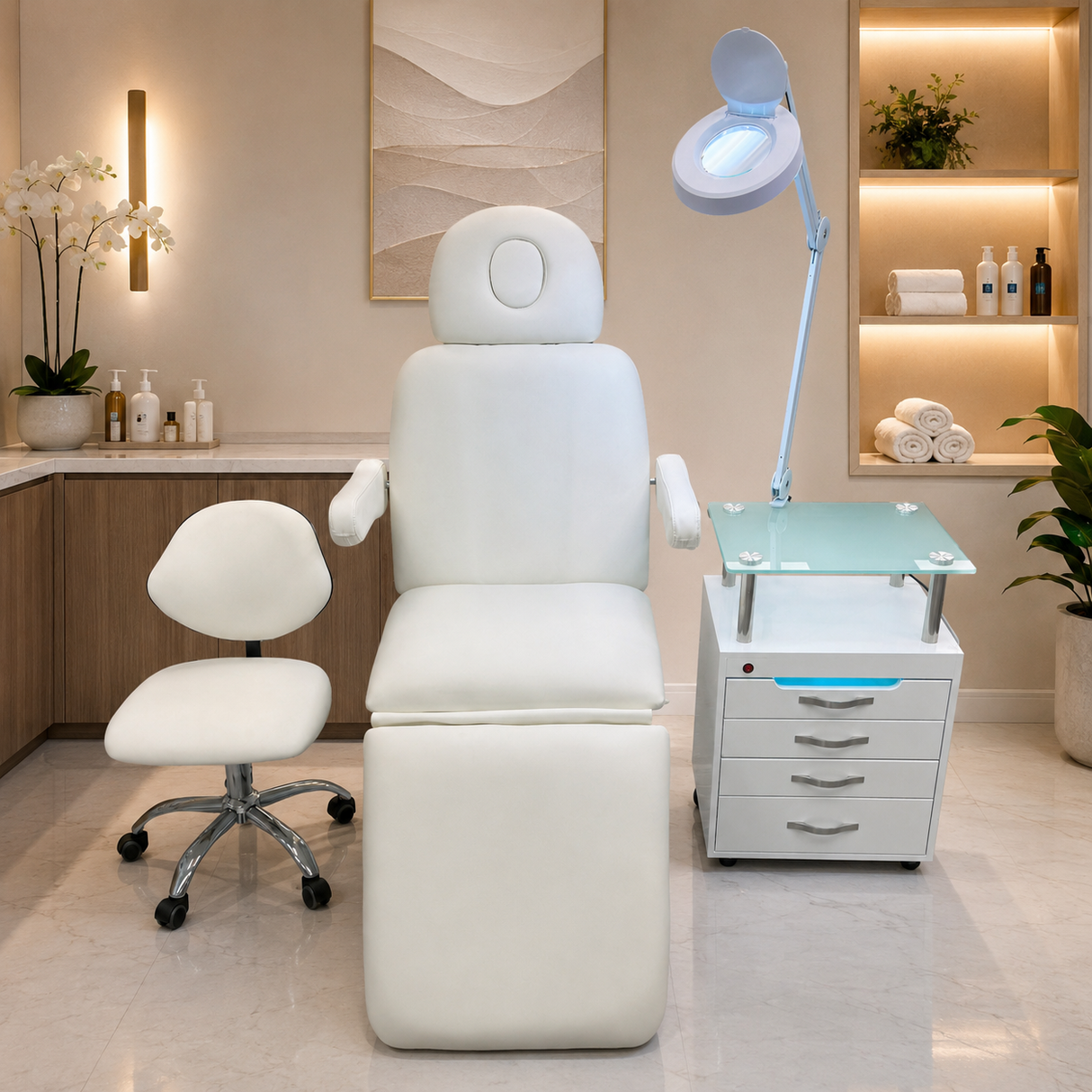 Lifestyle image of the SSW 4-in-1 Professional Spa Room System.