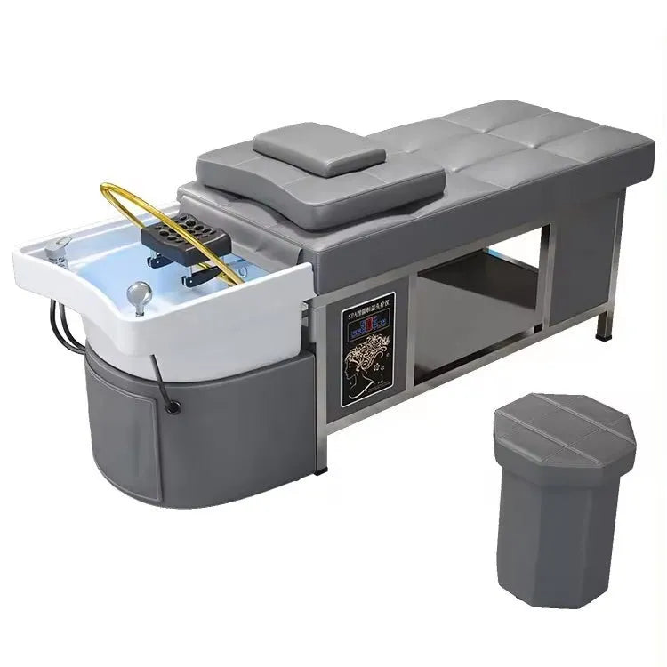 Image of the gray SSW 611-1NM Japanese Head Spa Massage Bed