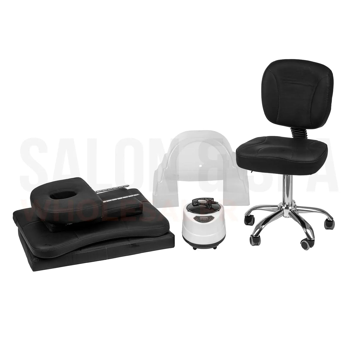 Included accessories for the SSW 611-5C Japanese Head Spa Massage Bed.