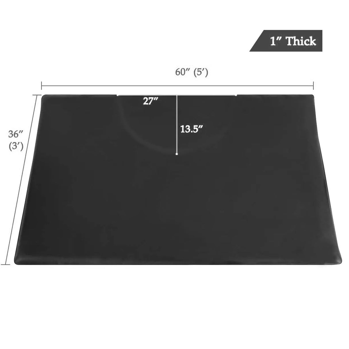 Image of the SSW BS3050R1 Anti-Fatigue Mat highlighting its overall dimensions.