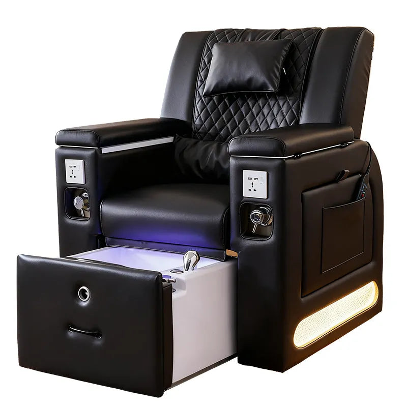 Image of the black SSW M30 Manicure-Pedicure Spa Chair.