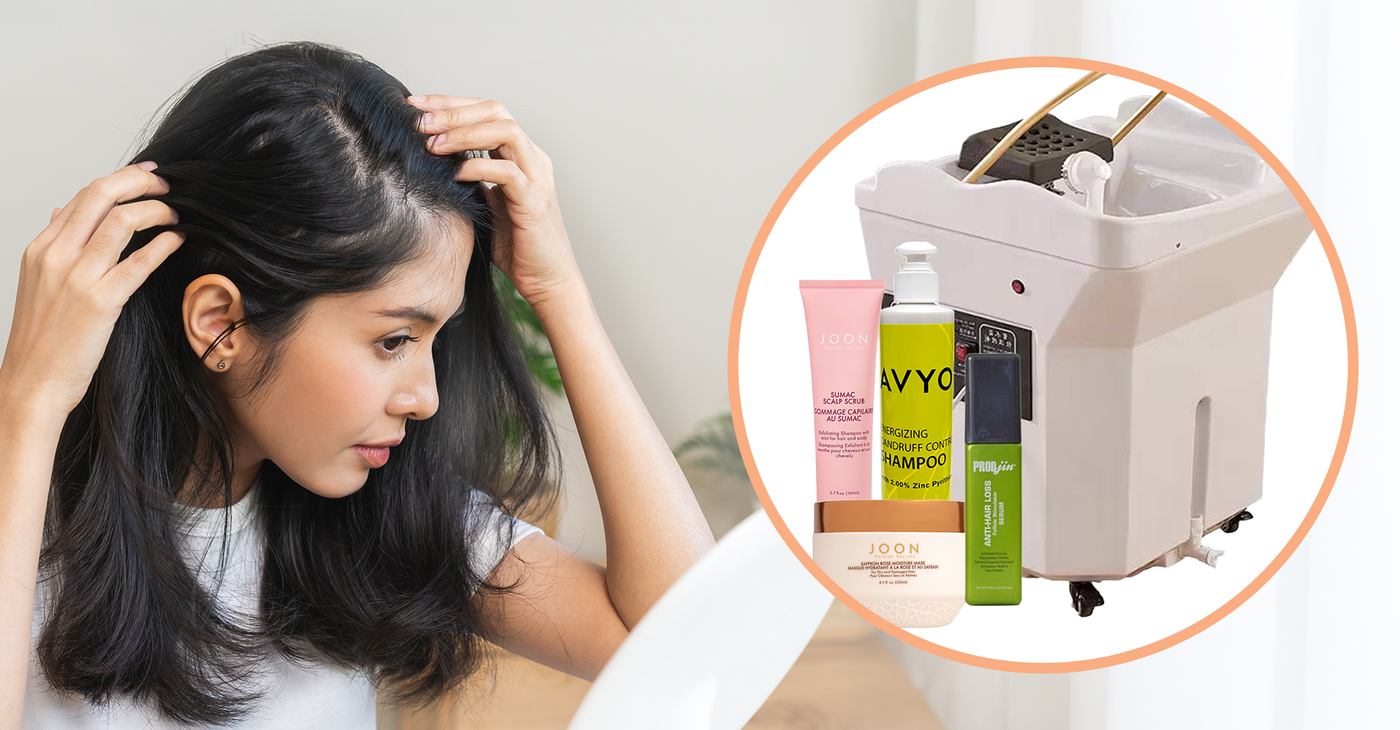 Save up to 30% off during our Scalp Health & Hair Loss Awareness Sale at Salon and Spa Wholesaler.